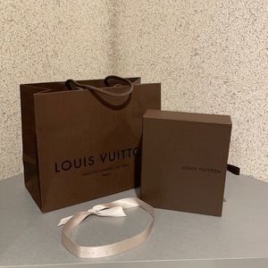 Original Louis vitton box with ribbon